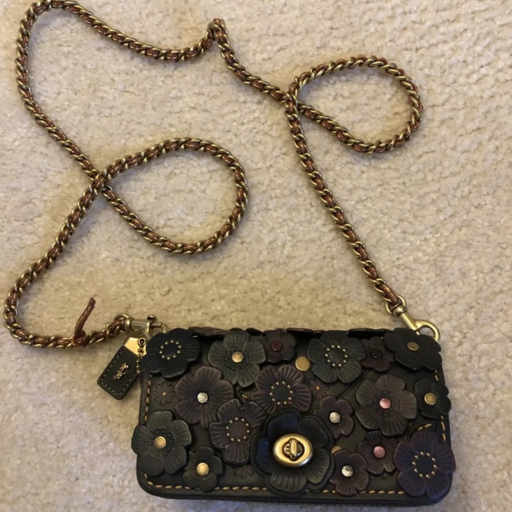 NWOT Coach Tea Rose Dinky Crossbody